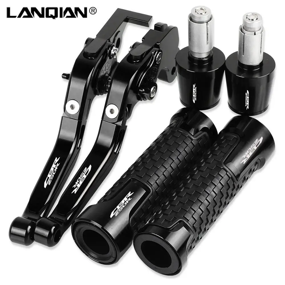 

For HONDA CBR250R 2011 2012 2013 2014 2015 2016 2017 2018 Brake Clutch Levers Non-slip Handlebar Handle Hand Grips Bar Ends