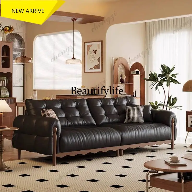 

G153 Wood Vintage Living Room Sofas High Back Black Single Japanese Living Room Sofas Luxury Boneless Banken Woonkamer Couch Sof