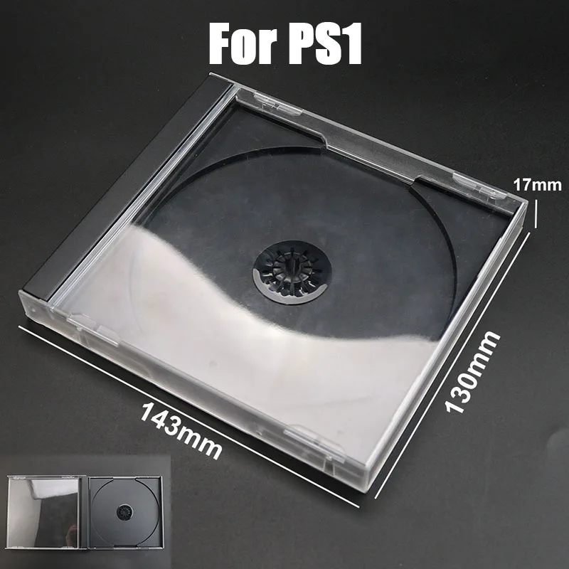 1PC For PS1 PS2 PS3 PS4 PS5 Replacement Empty Game CD DVD Box Case for PS4 Game Disc Storage Shell Cover Repair Accessories
