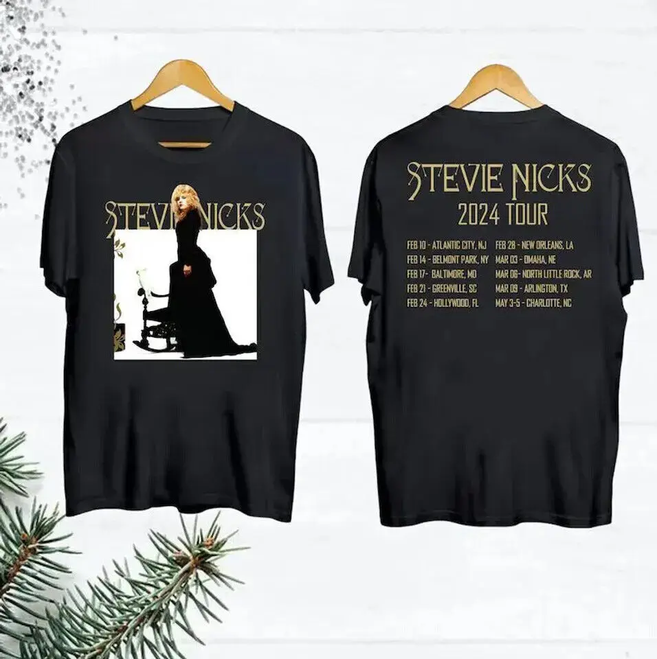 

Футболка для концерта в прямом эфире Stevie Nicks 2024, подарки для фанатов Stevie Nicks