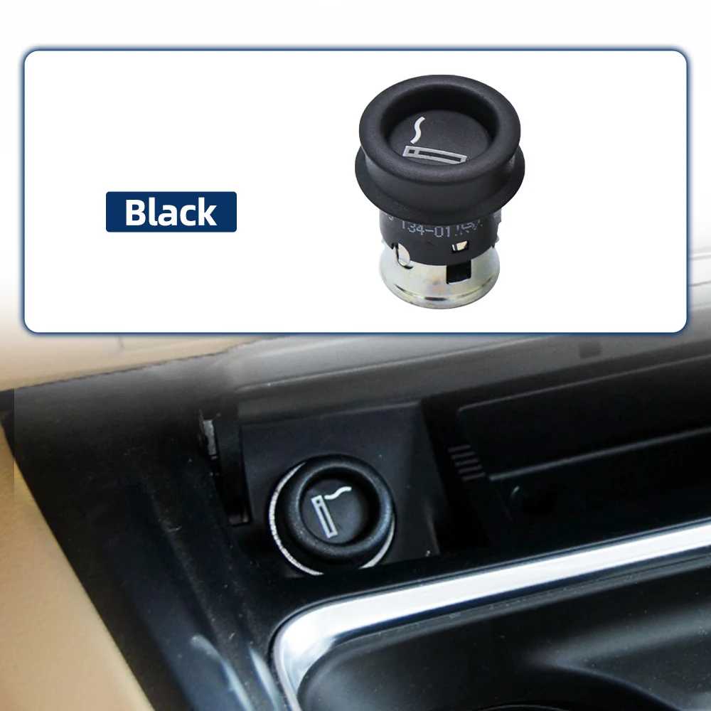 Black Car Cigarette Lighter Front Cigarette Lighter Cigar Element Socket For BMW 1 2 3 4 5 6 7 X3 Series F18 F02 F35 E90 E70