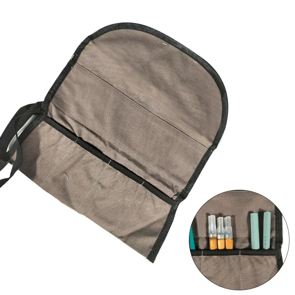 2PCS Multiple Pockets Multi-Purpose Roll Up Tool Bag Wrench Pouch Hanging Tool Portable Hardware Tools Pouch