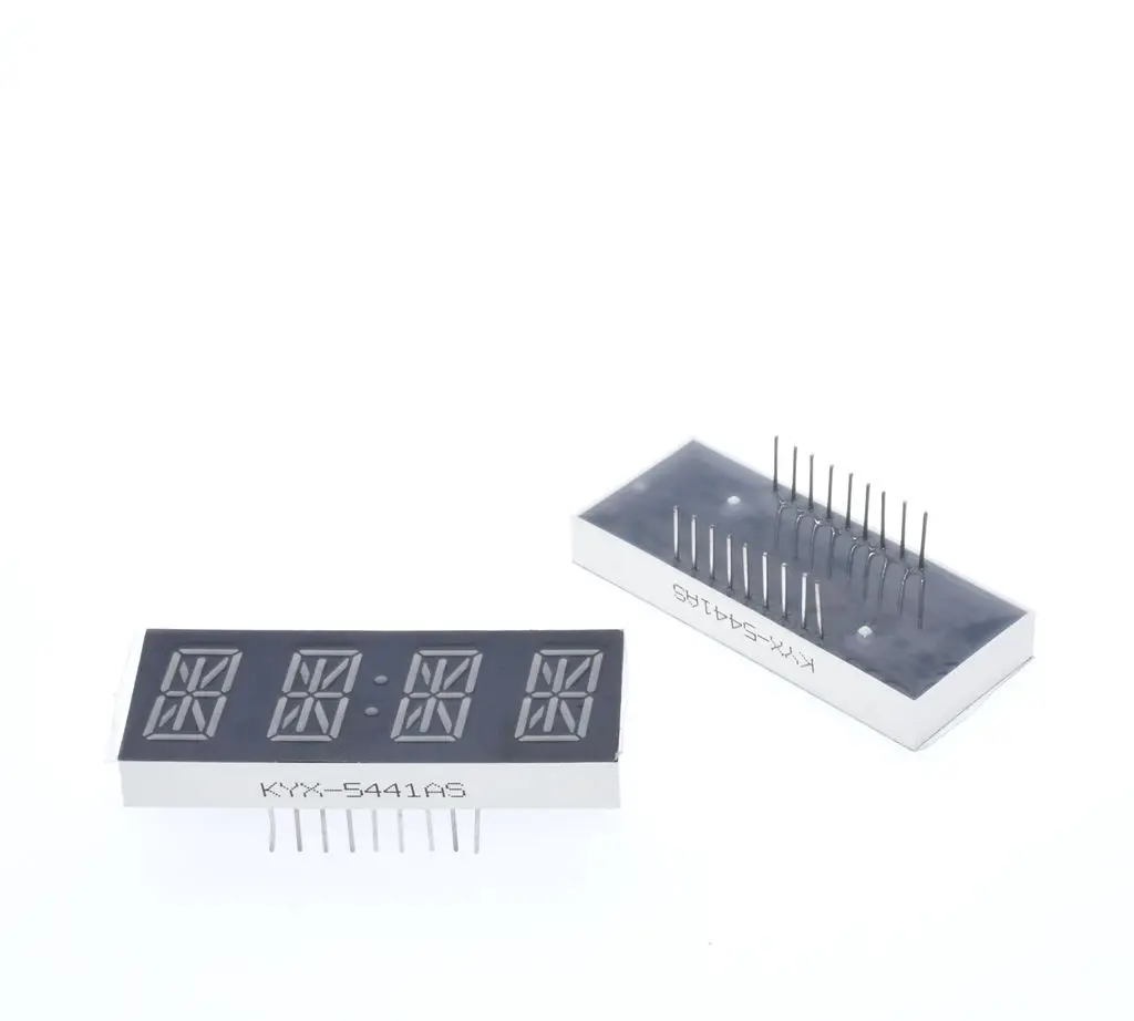 10pcs  0.54in RED Nixie tube 0.54 inch Clock Digital TUBE 4-Bit LED 14 Segment display Common Cathode