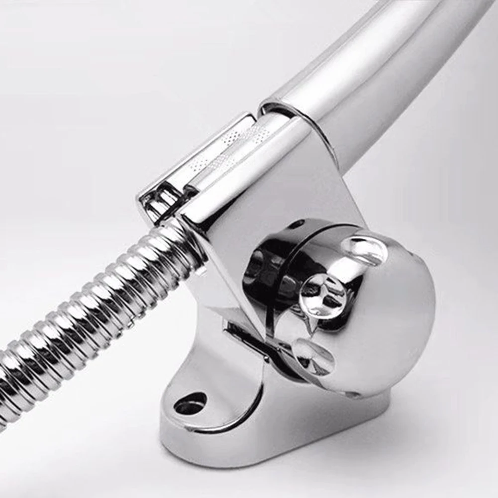 Soporte de ducha montado en la pared con tornillos, estante de repuesto, suministros de asiento, accesorios ABS, fijación de baño y baño