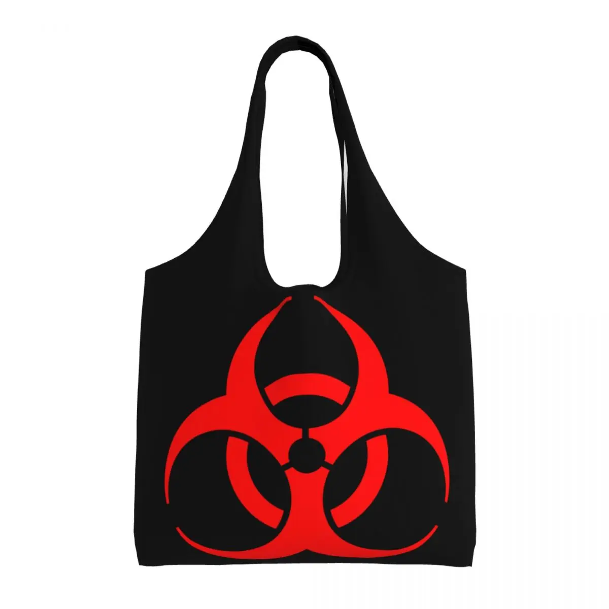 Printing Umbrella Corporations Biohazard Logo Shopping Tote Bag Reusable Canvas Shopper Shoulder Photographer Handbag