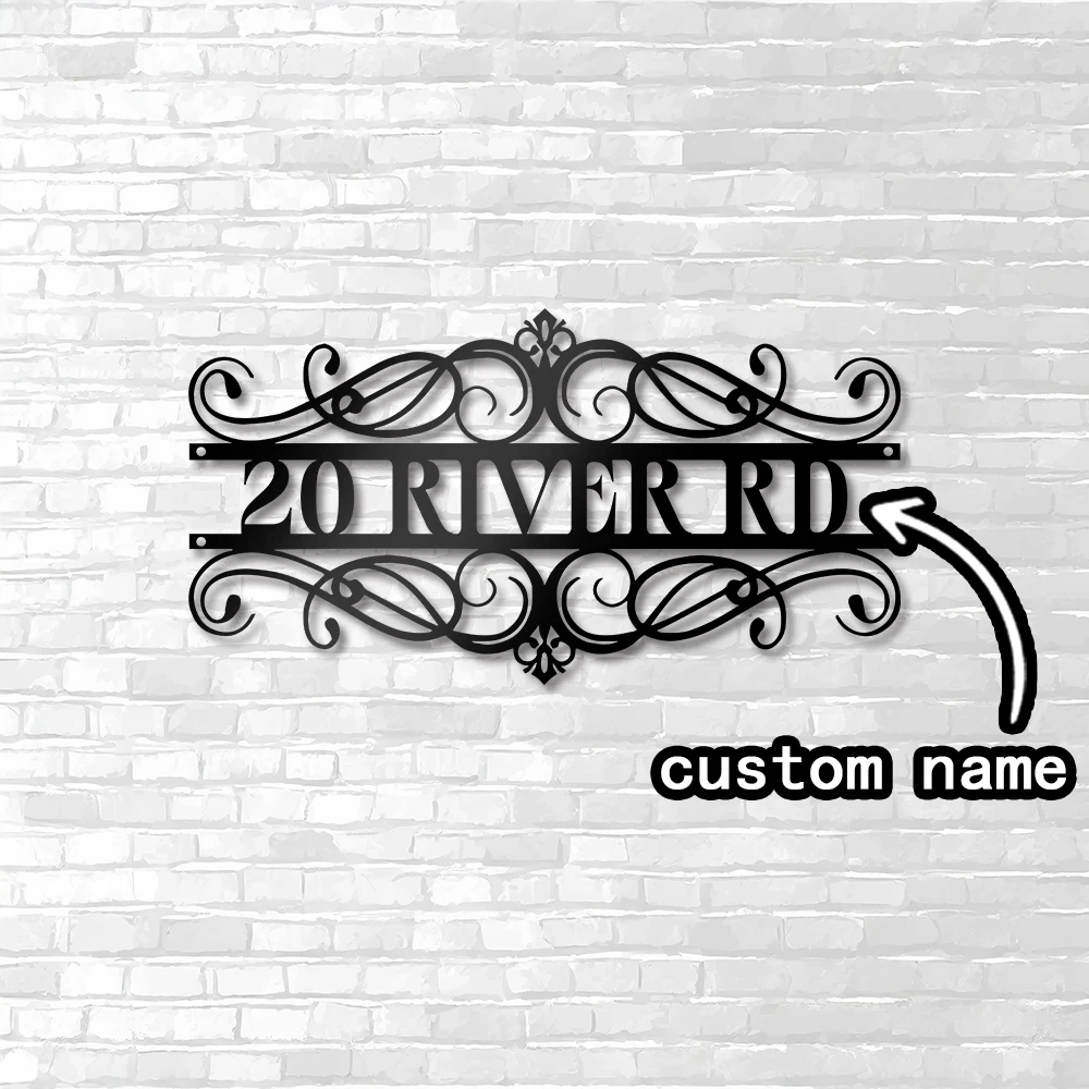 1PC Gorgeous Customizable Text Iron Signs Tin Plaque Metal Wall Signs It Can Be Used for in Front of Stores and Intersections