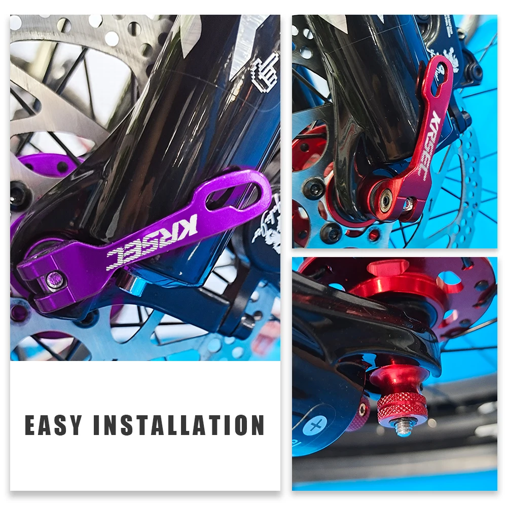 KRSEC دراجة الإفراج السريع الترباس محور أسياخ رافعة المحور الطريق دراجة هوائية جبلية استبدال أجزاء الدراجات للجبهة 145 مللي متر الخلفية 180 مللي متر #6