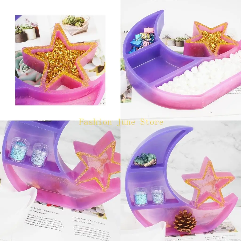 

N5KA Tray Mold for DIY Jewelry Christmas Craft Mold High Quality UV Epoxy Resin Cake Decoration Fondant