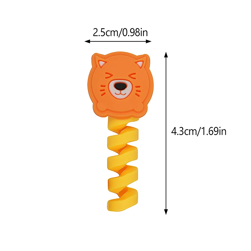 Lovely Cartoon Charger Data Cable Protective Cover Cover Earphone Protective Protective Cable Covering Line Cable Covering Line