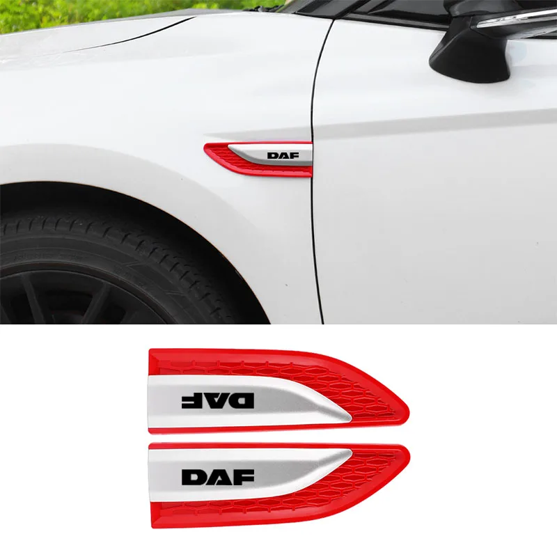 

Car Door Side Fender Blade Decal Sticker 3D ABS Resin Car Body Protective Sticker for DAF 106xf 105 cf85 Truck lf van accessorie