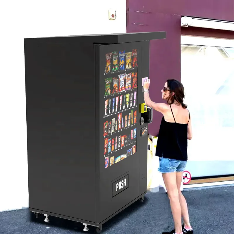 Usa Self -Serve Snacks Food Vending Machine Beer Cans Drink Vending Machines for Retail Items Cupcake Dessert Distributor Sale