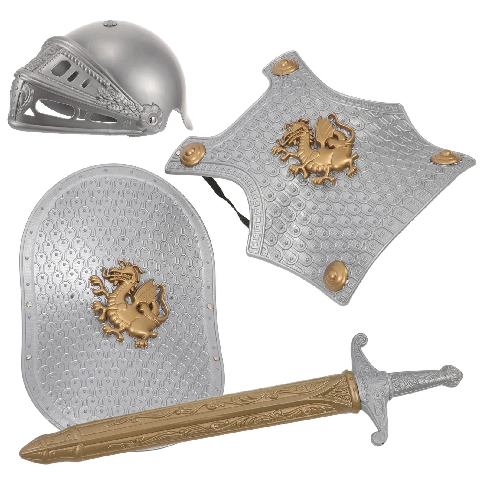 

Armor Set Knight Armour for Kids Costume Toy Play Costumes Suits of Toys Toddlers Outfits