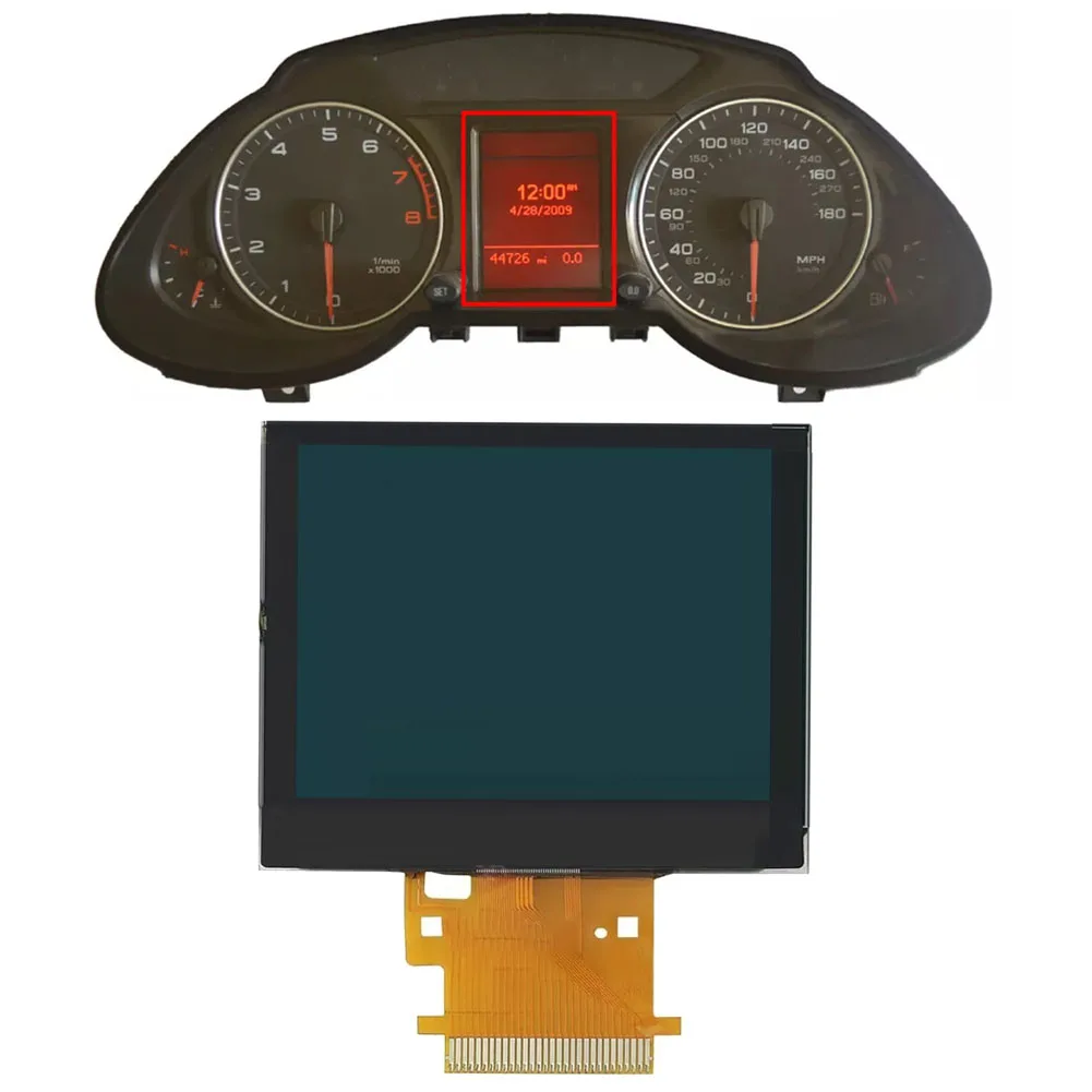 Display for For A4 B8 and S4 B8 Instrument Clusters (2007 2012) Magneti Marelli Replacement Part No 8R0920950B