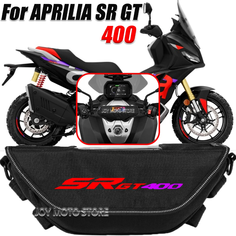 For Aprilia SR GT400 Motorcycle Accessories Tools Bag Waterproof and Dustproof Convenient Travel Handlebar Bag