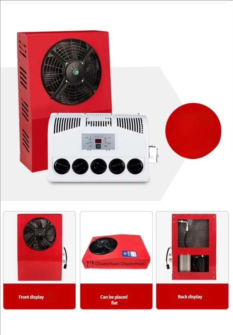 New Truck Air Conditioner Split Rv Cooling Unit 12v/24v Car Split Parking Air Conditioner for Truck Rv Caravan Camper