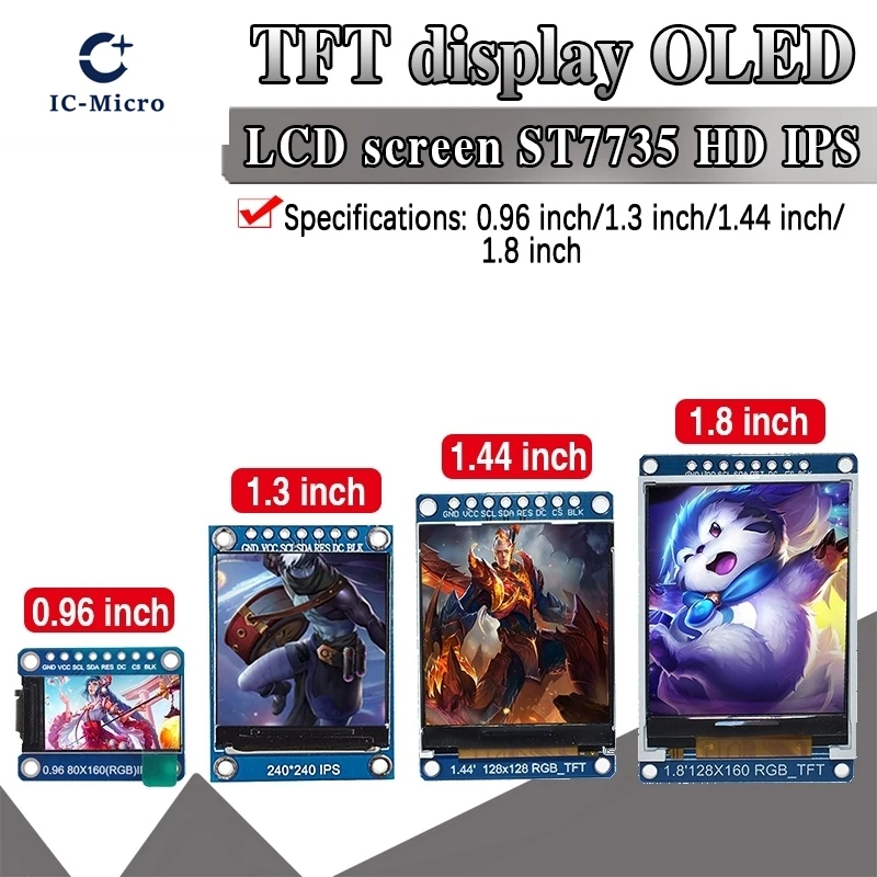 Tft Display 0.96 1.…