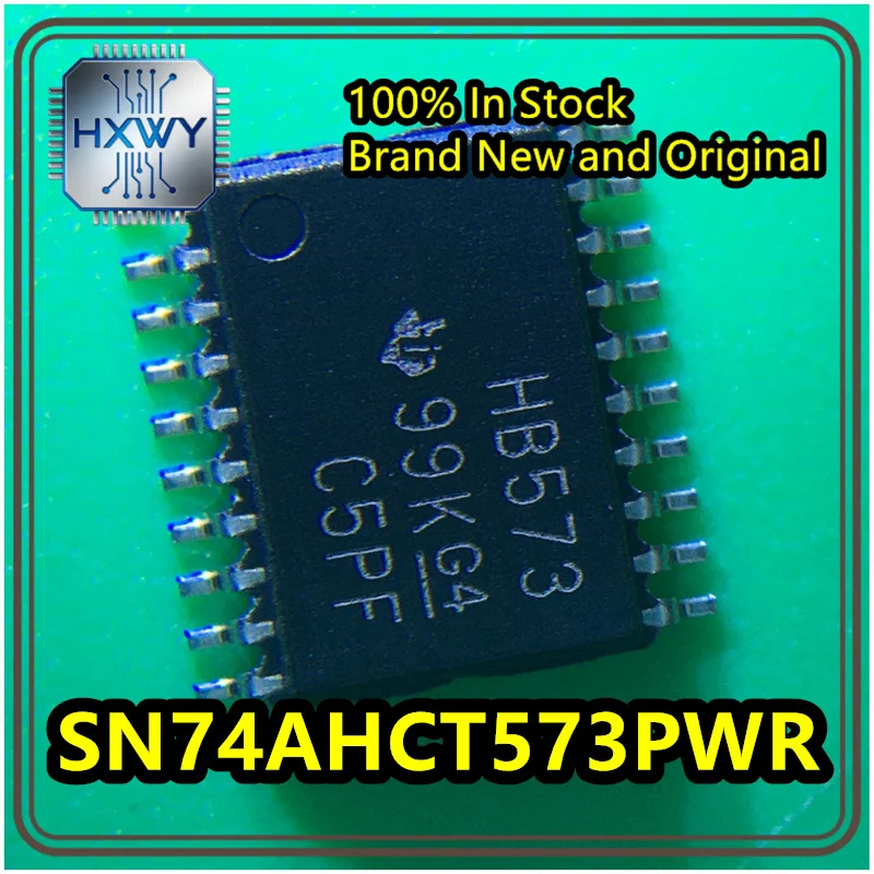 (10/50 pieces) SN74AHCT573PWR SN74AHCT573 HB573 TSSOP20 8-bit D-type transparent latch chip brand new original in stock.