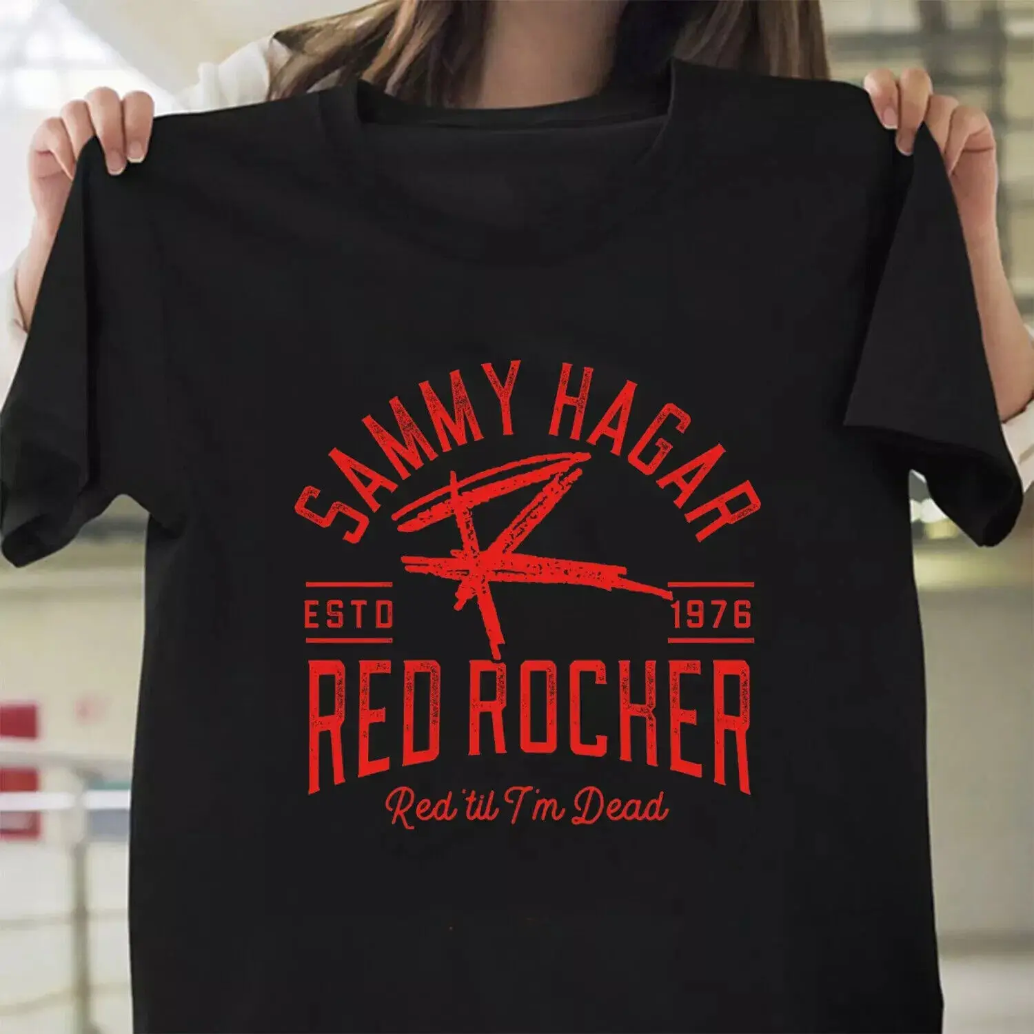 ~HOT NEW~ Sammy Hagar Red Rocker Rocker Tee Multicolor T-Shirt S-5XL