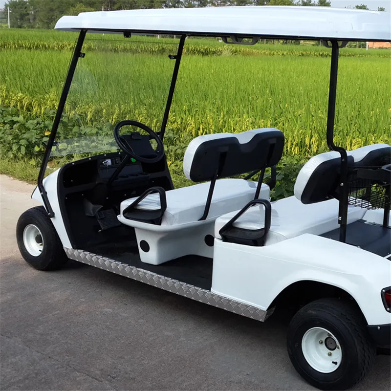 4 륜 가스 전기 골프 카트, 6 인승 접이식 오프로드 골프 카트, 승객 관광차, Tuk Tuk, 미국에서 판매