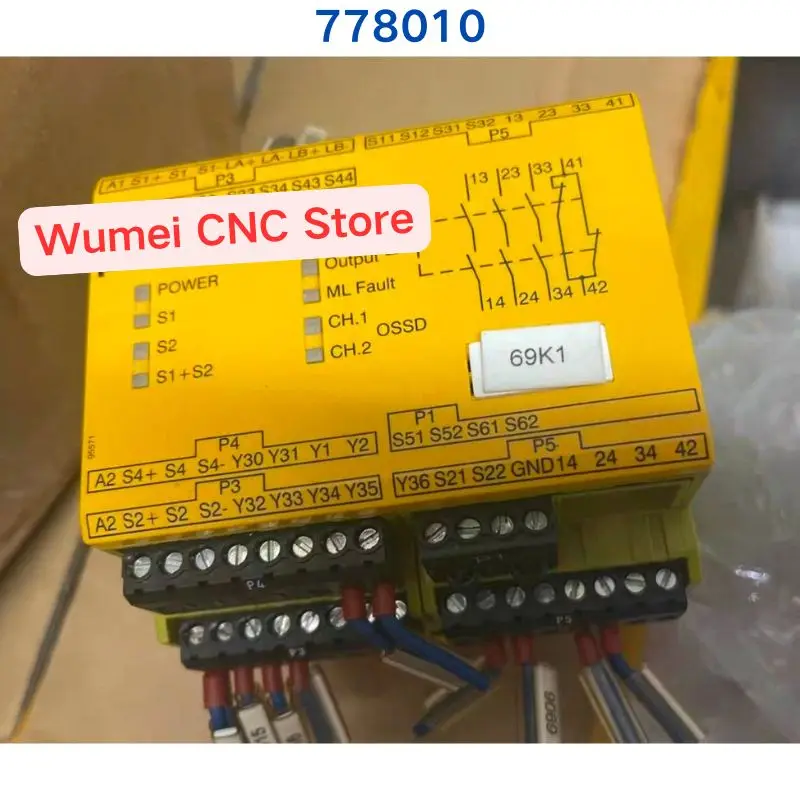 

brand new or Second-hand test OK for PILZ relay PMUT X1P 778010