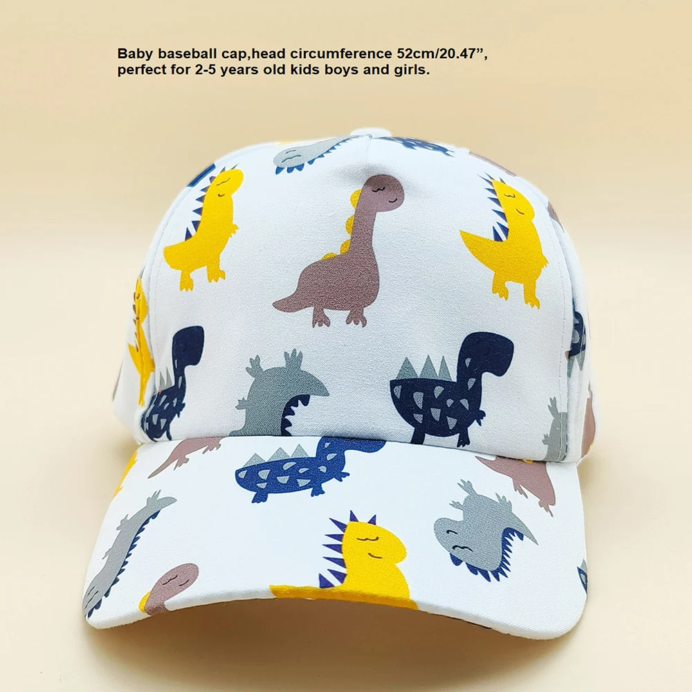 New Cartoon Animal Summer Baby Baseball Cap for Boys Girls Travel Sun Hat for Kids Children Beach Sun Cap Accessories