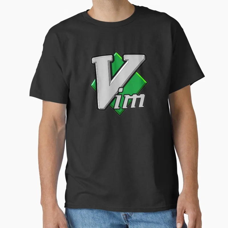 

Vim Funny Ubuntu Linux software engineer gift T-shirt for developer large size Adult Tops S-6XL mens clothing