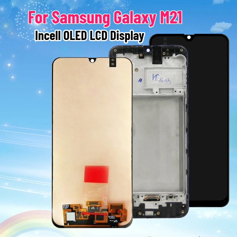 

Высококачественный OLED-дисплей Incell для Samsung Galaxy M21, сенсорный экран для Galaxy M215 M215F SM-M215F/DS SM-M215F/DSN LC