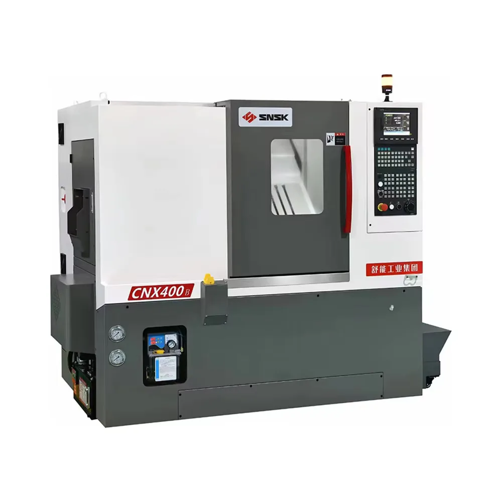 SNSK CNX400B Intelligent Price Quick Change Post 2 Axis Metal Cutting General Hine Tool Slant Bed CNC Lathe