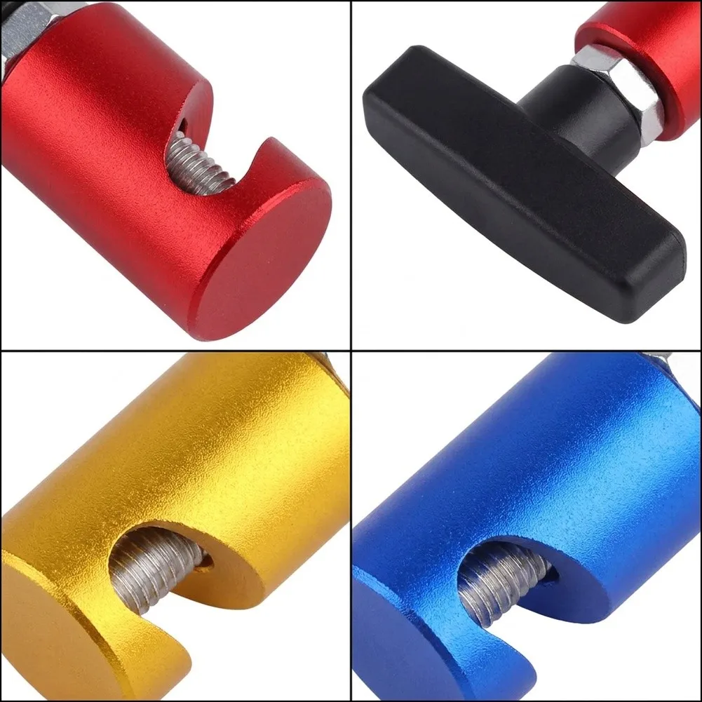 6PCS Aluminum Alloy Car Hood Prop Strut Clamps Secure Lift Support Retainer For Gas Struts, Trunk Safety Stopper Auto Repair