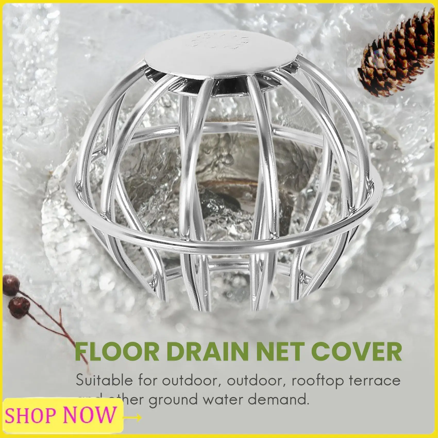 

Especial Drain Outdoor Roof Anti - Blocking Line Cap Round Net Cover Drainage Floor Line Leak Gutter Guard Filter