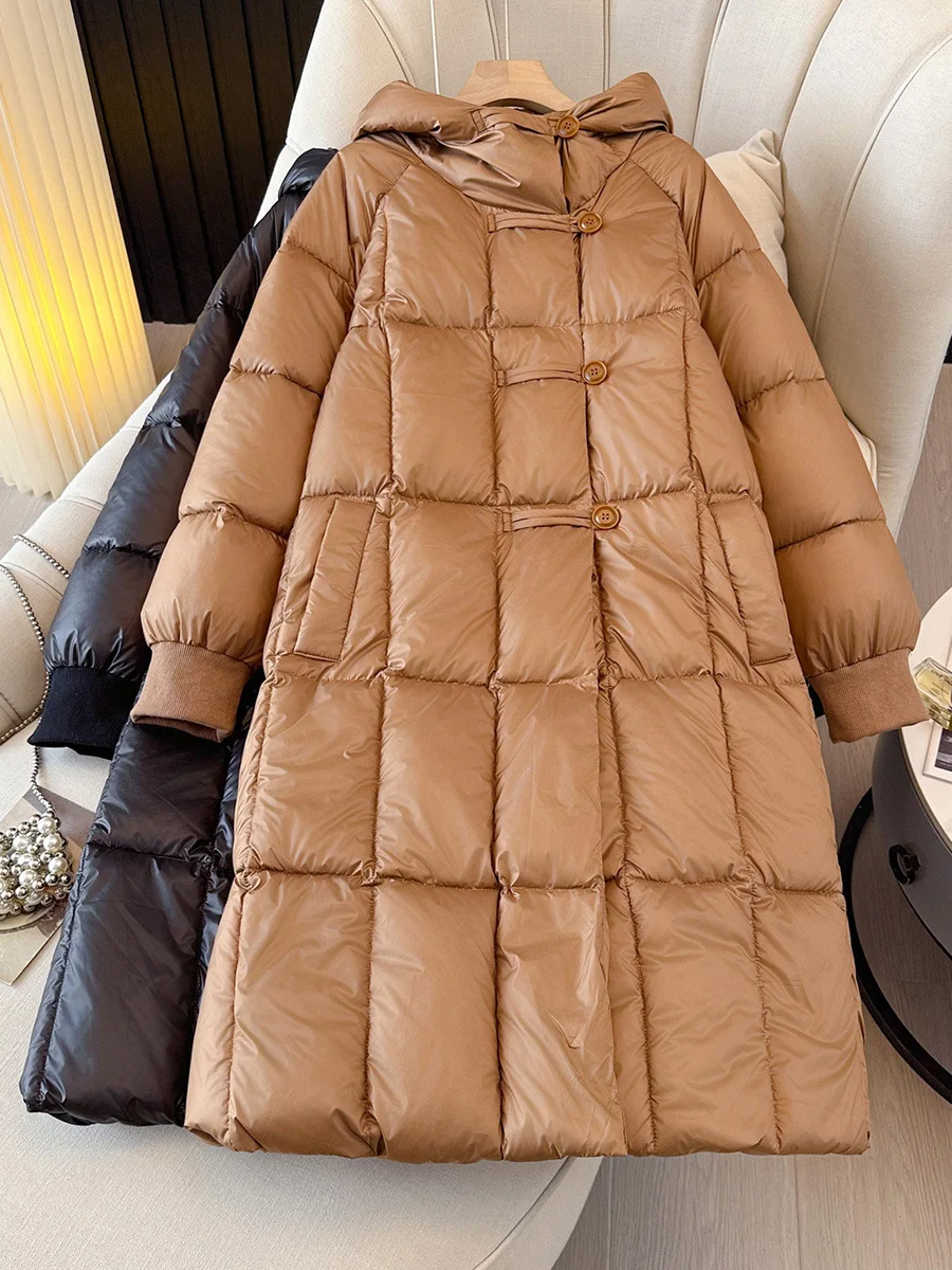 

150Kg Plus Size Women's Buat 164 Winter Loose Long Cotton-Padded Jacket Long-Sleeved Thick Cotton Jacket 5XL 6XL 7XL 8XL 9XL