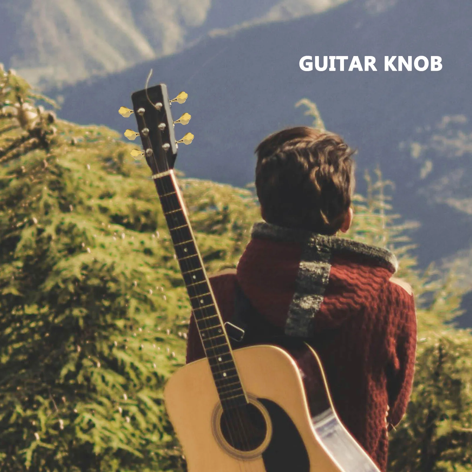 

2Pcs Guitar Machine Heads Durable Easy Install Tuning Pegs Professional Parts String Keys Replacement Accessories