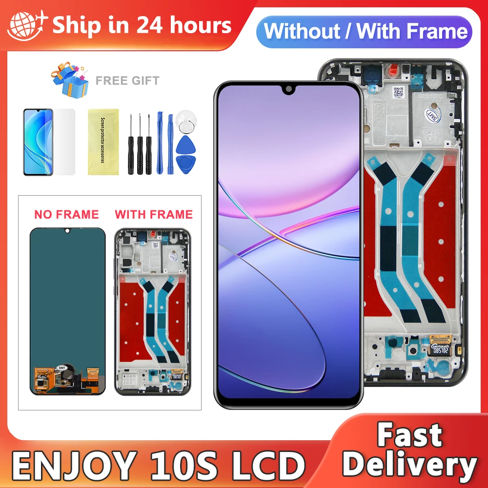 OLED Enjoy 10s Display Screen For Huawei Enjoy 10s AQM-AL00 Lcd Display Touch Screen Digital Enjoy 10s Screen Assembly