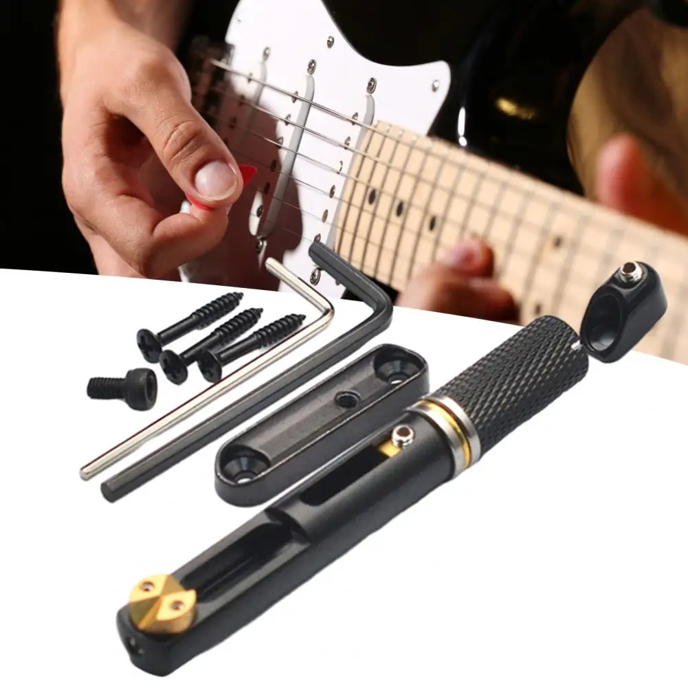 

6 String Guitar Headless Bridge Metal Single Fixed Fanned Fret Bass Bridge for Electric Bass Guitar Parts Headless Guitar Bridge