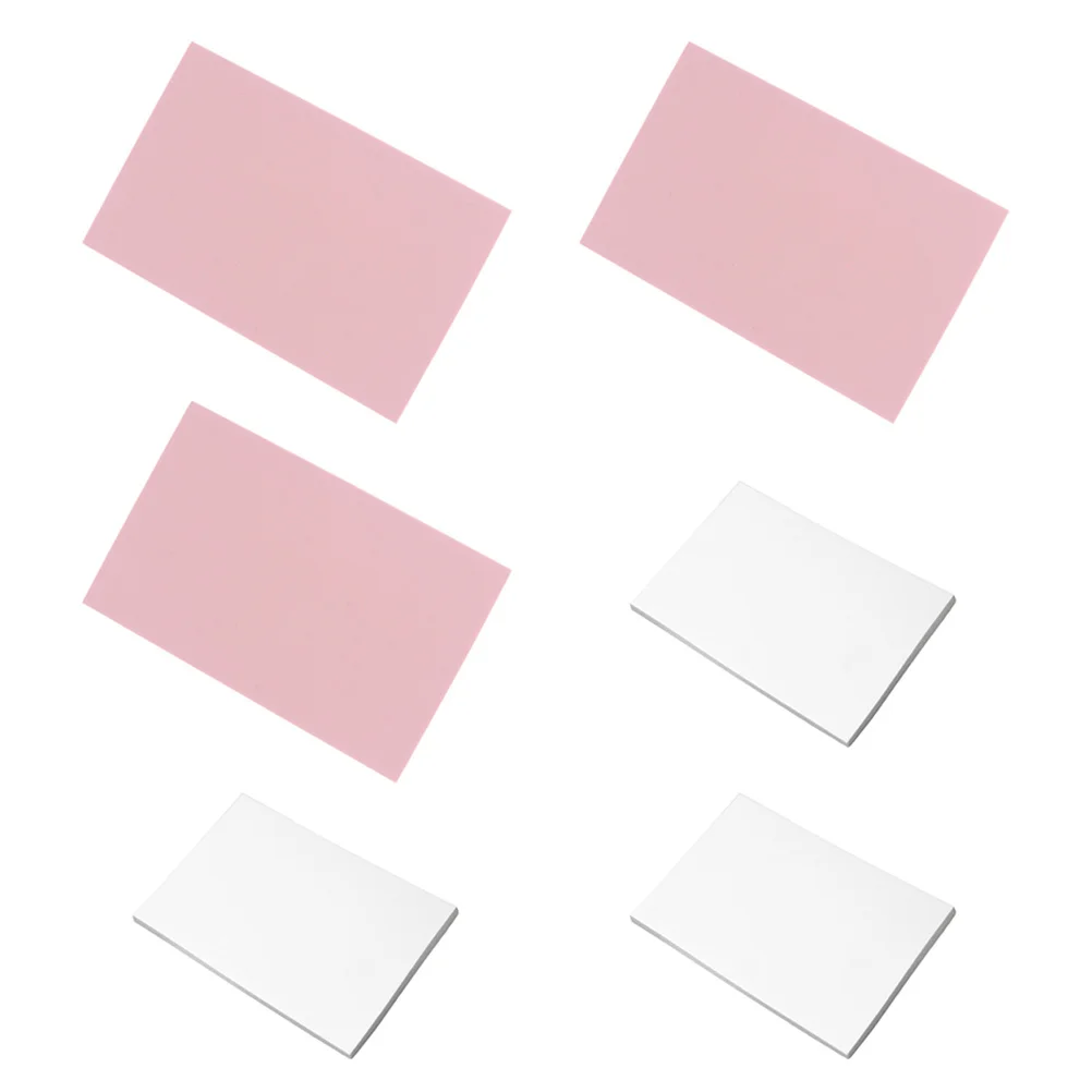 6Pcs Rubber Carving Blocks Durable Tpr Material Moderate Size Hand Carving Rubber Bricks DIY Stamp Craft Accessories