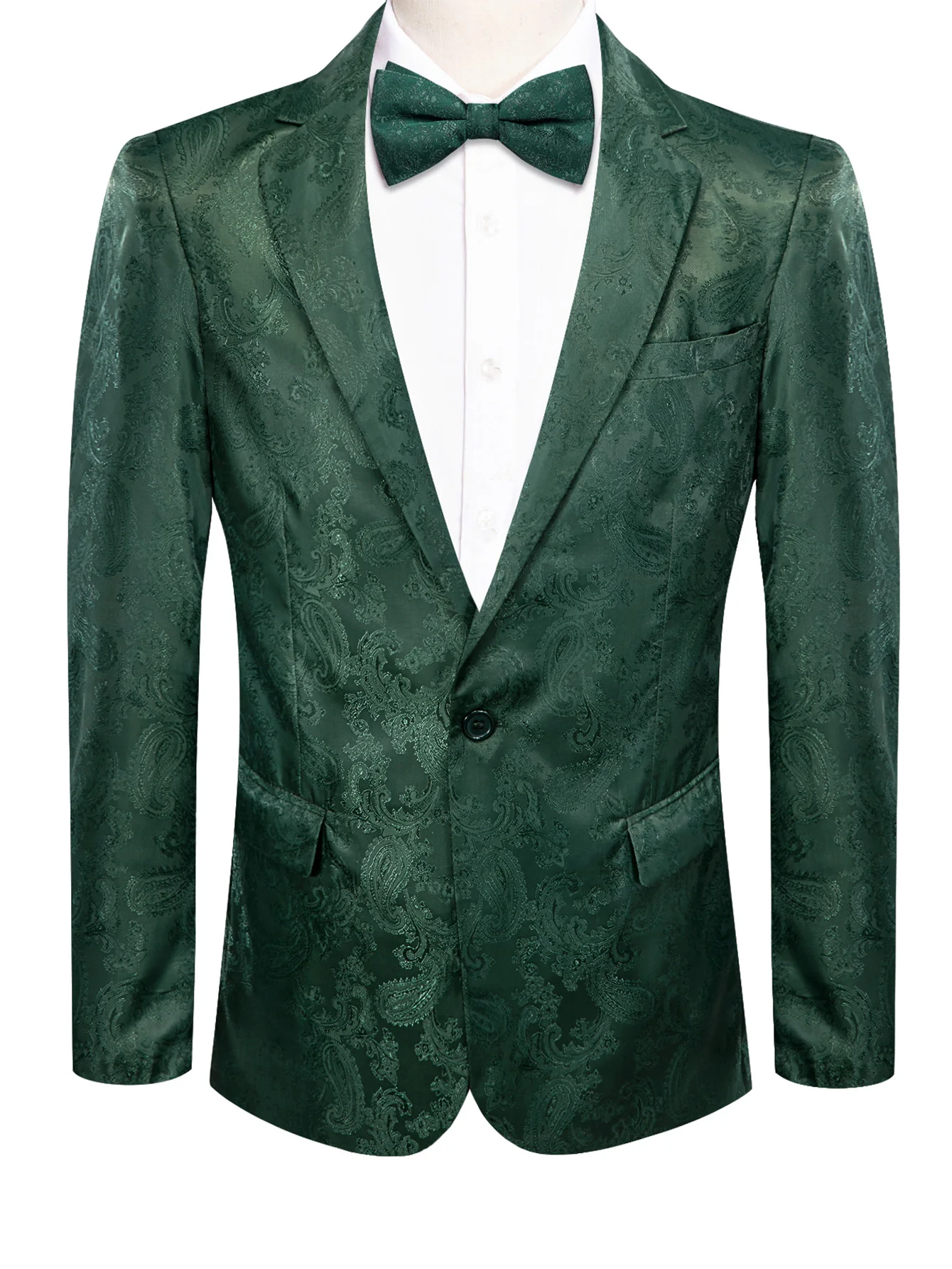 Hi-Tie Fashionable and luxurious men's suit with shawl collar, slim fit, suitable for weddings, leisure and formal occasions.