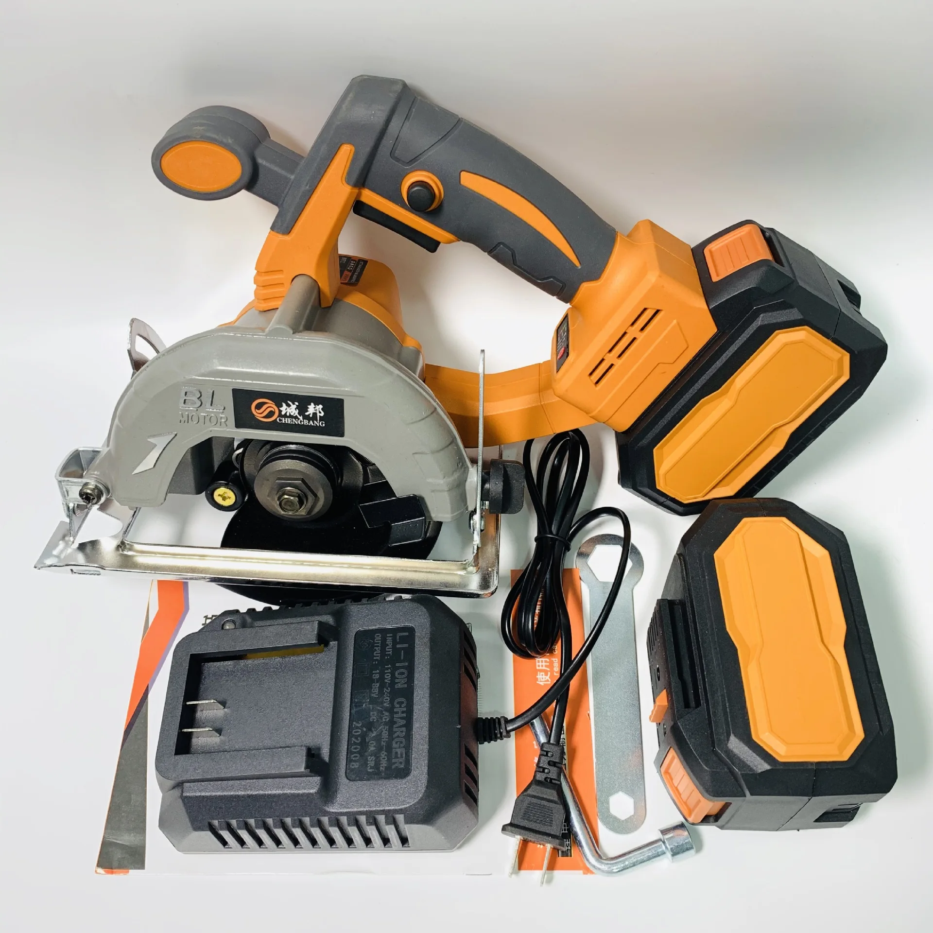 

Polis lithium electric brushless circular saw paragraph5 "03 125 mm portable cutting machine plug-in electric saw makita battery