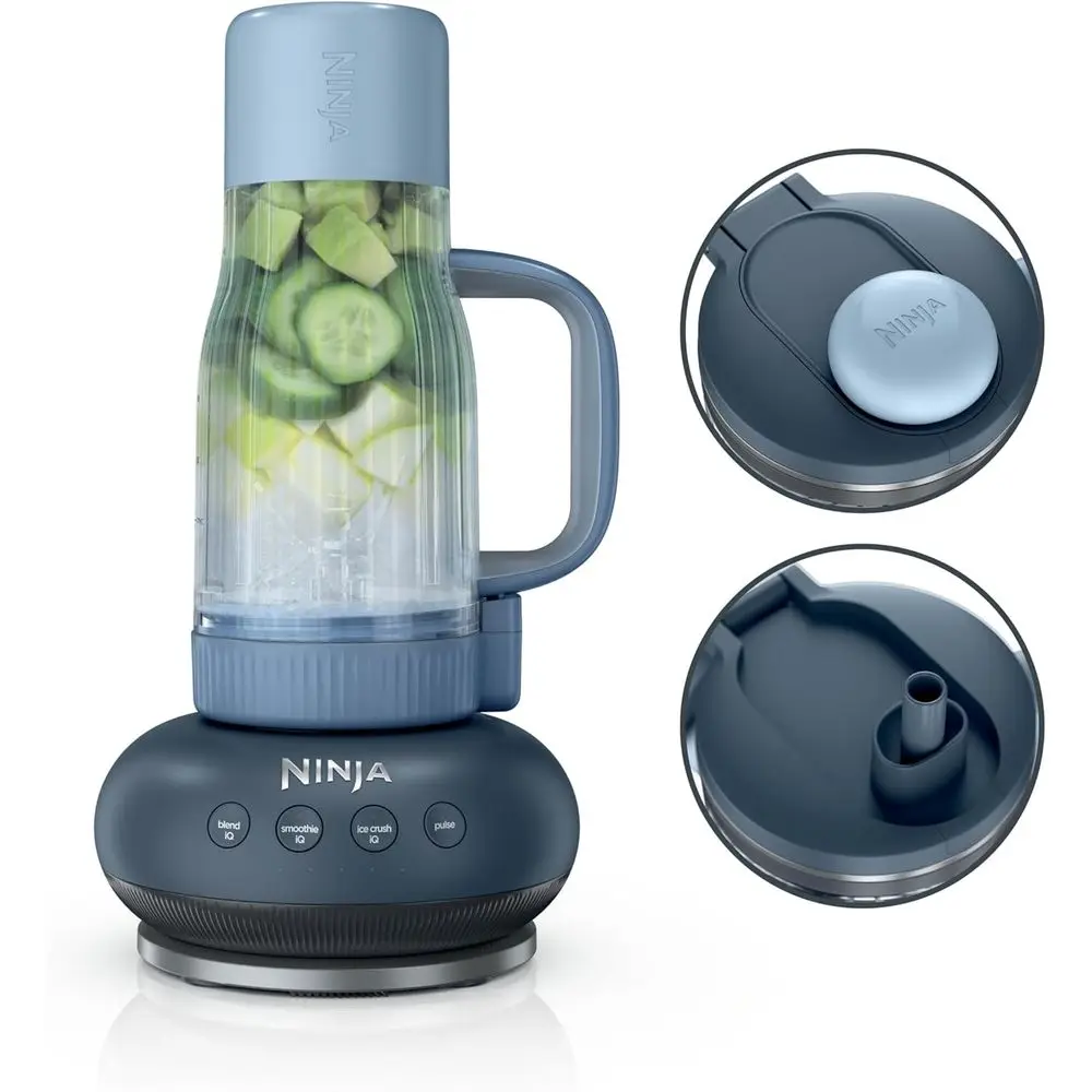 

Blend™ | Personal Blender or Smoothies & rozen Drinks | 26oz Travel Tumbler with LeakProo Lid, Chug Spout & Detachable St| Auto-
