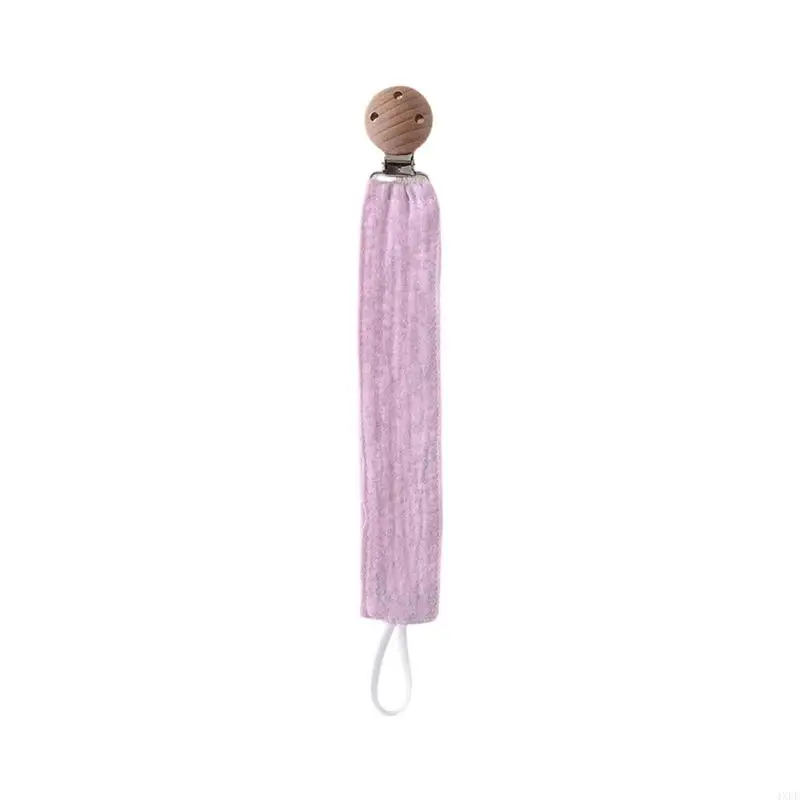 Baby Pacifier Holder Clip Chain Secure Nipple Strap for Teether Toy and Soother Design Cotton Lanyard Rope