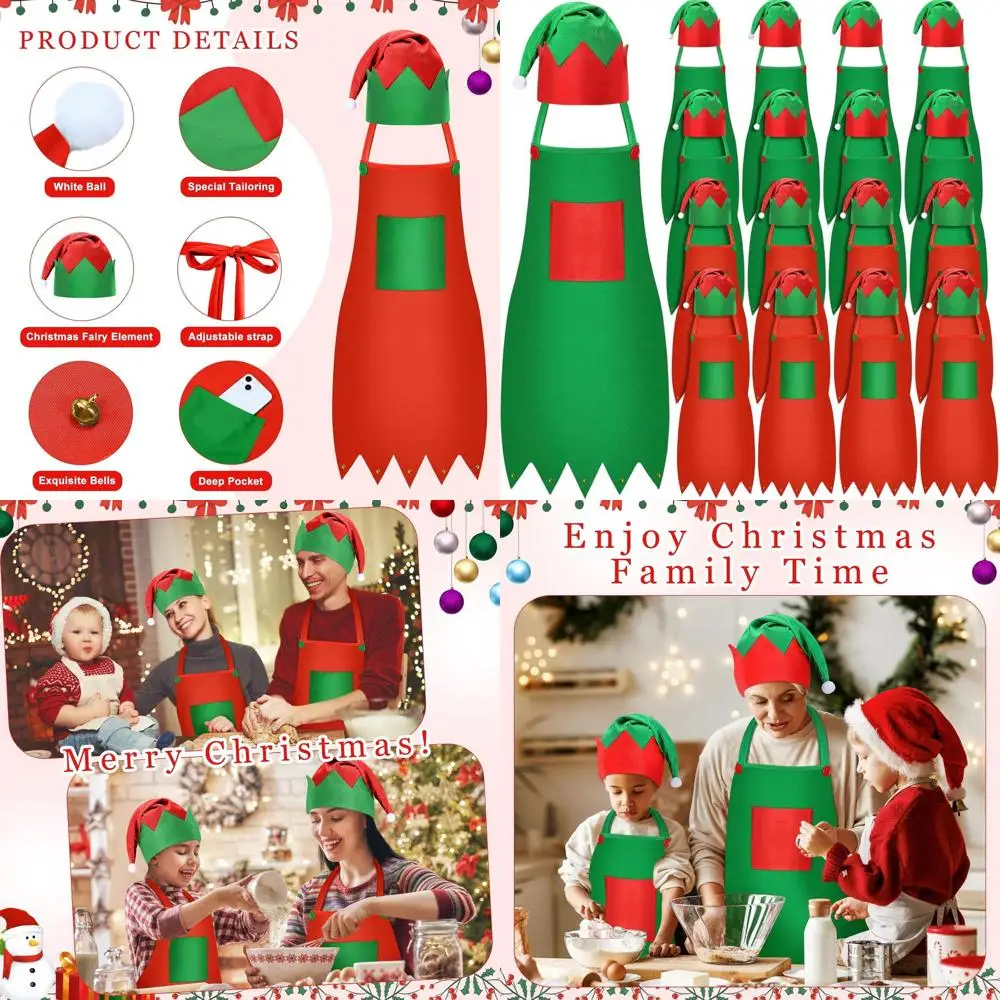 

Элегантный комплект фартука и шапочки для кухни Криса и праздничных мероприятий