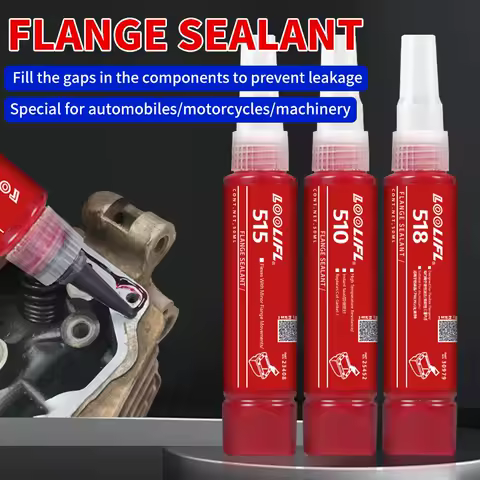 LOOLIFL 50ML 510 515 518 Flange Gasket Sealant Adhesive Replacement Gasket Resistant High Temperature Lock Glue