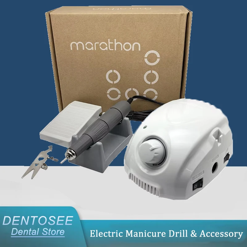 

65W Micro Motor Dental Lab Engraving Machine with SH37L1 Handle for Nail Polish Milling & Manicure - High Speed Marathon