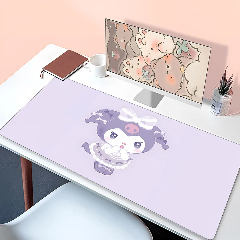 Anime Computer Mouse Pad K-kuromi Gamer Mouse Pads Large Gaming Kawaii Mousepad XXL 900x400 Desk Mause Pad Keyboard Mouse Carpet