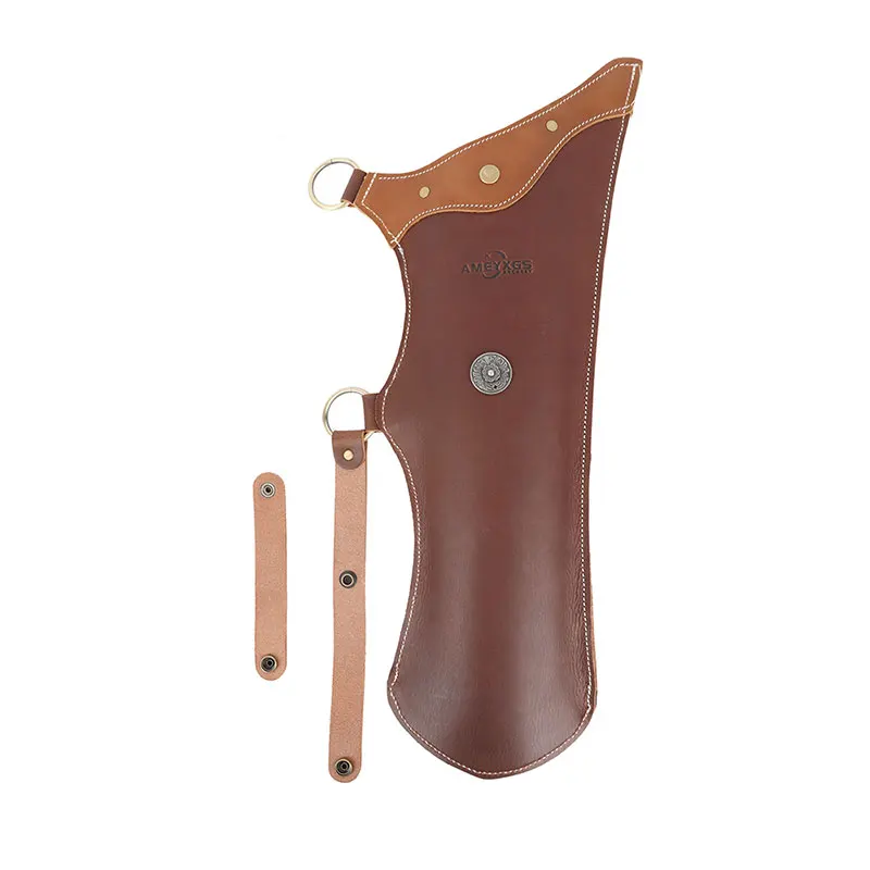 

Waist-Mounted Top-Grain Leather Arrow Quiver - 3mm Thick, Wear-Resistant & Portable, Indoor/Outdoor Archery Use