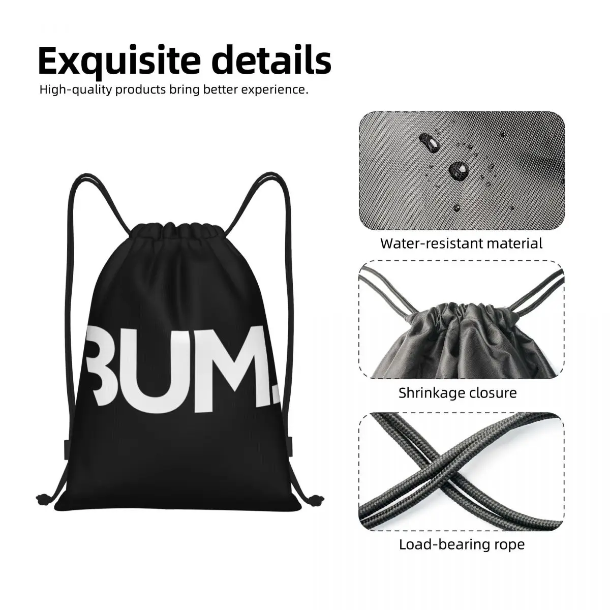 Cbum Logo cbum fitness Kordel zug Taschen Fußball Rucksack Gym Sackpack String Tasche zum Wandern