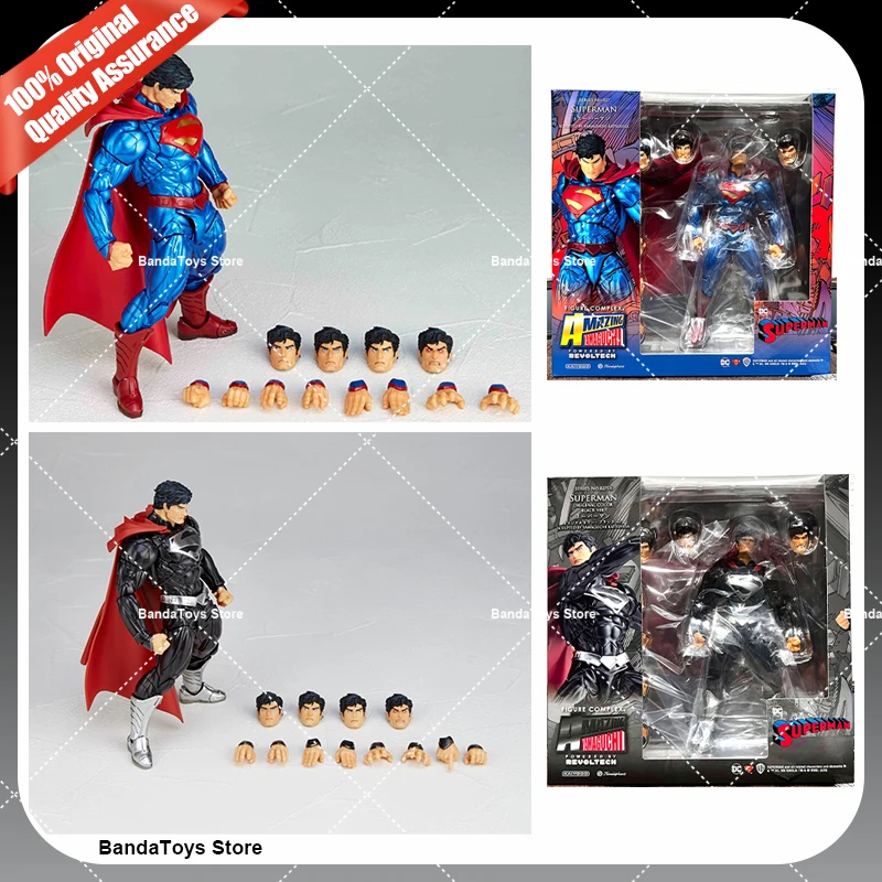 

In Stock Original Kaiyodo Figure Complex Amazing Yamaguchi No.027 "SUPERMAN" Superman Model Anime Figure Action Toys Gifts