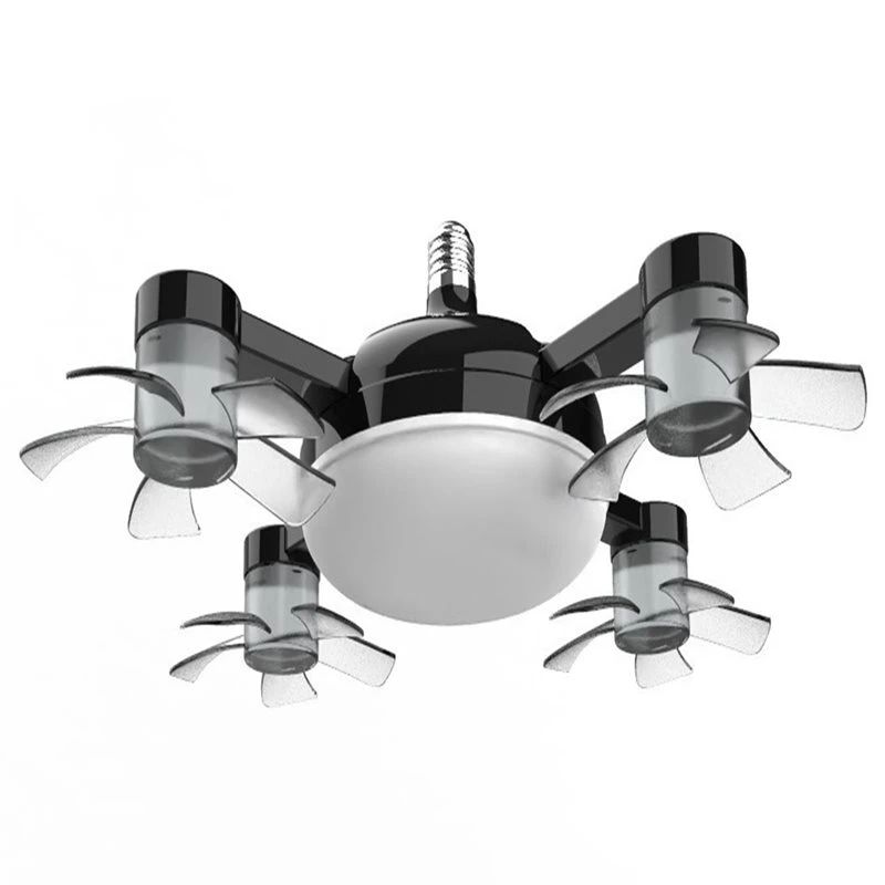 A18Z-Ceiling Fan 2 In 1 Remote Control 3 Gears Dimming With LED Light Hanging Fan Quiet Eye Protection Ceiling Lamp Bedroom