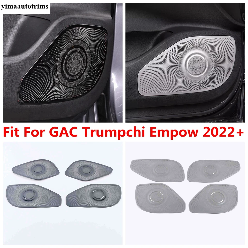 

For GAC Trumpchi Empow 2022 - 2024 Car Door Audio Speaker Horn Sound Frame Decoration Cover Trim Stainless Interior Accessories