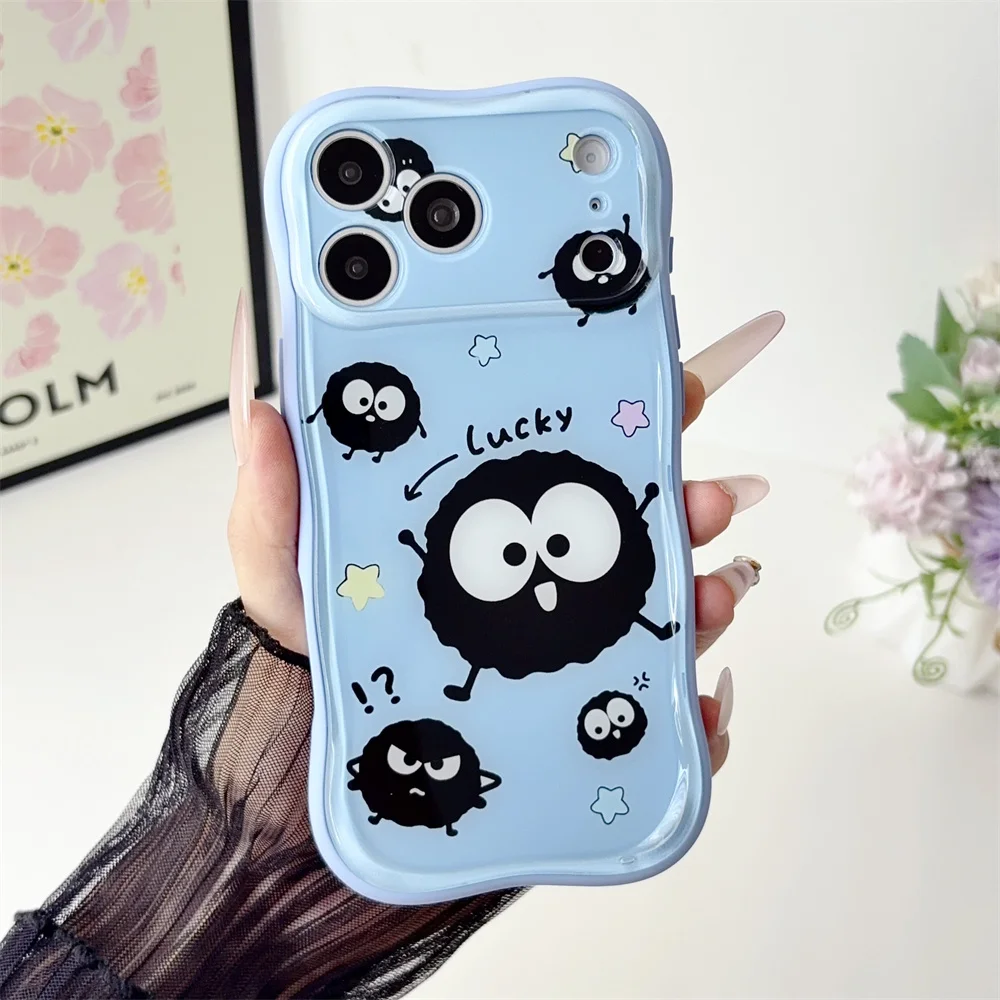 Luxuriöse Modische Handyhülle mit Farbigem Zeichnungsmuster für iPhone 18 Pro Max 17 Pro 16 Pro 15 Niedliche Stoßfeste TPU+PC Weiche Rückseite – Detail 8