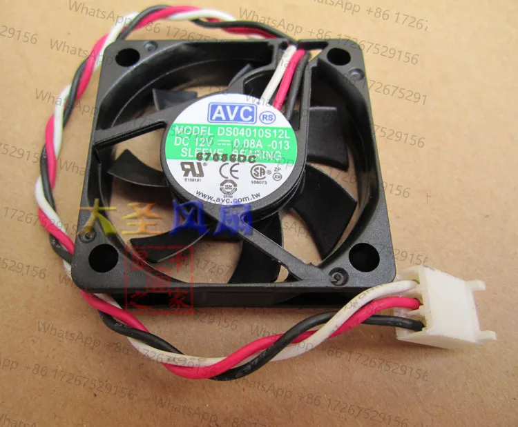 1pcs New Original AVC 4cm 4010 12V 0.08A DS04010S12L Cooling Fan 40mm 1u